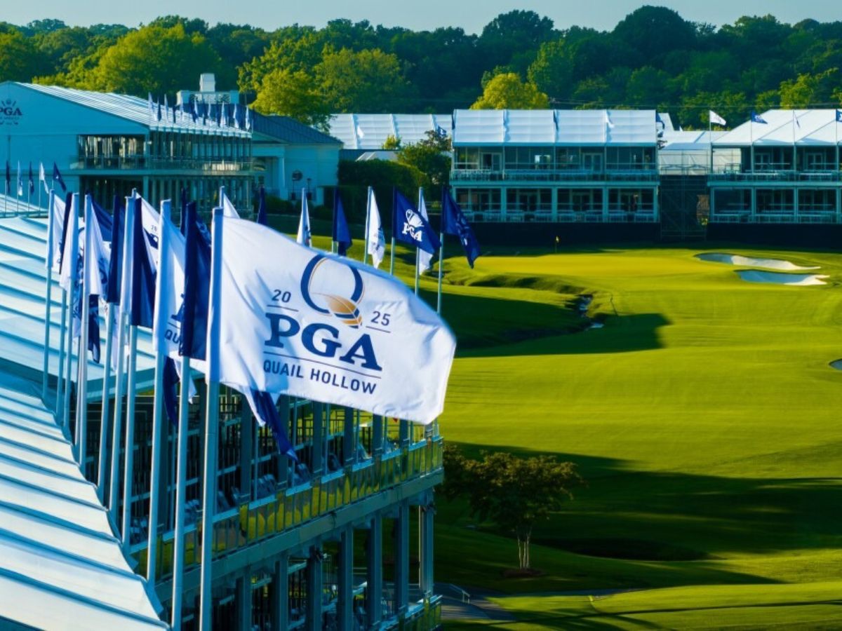 Le dernier trou de Quail Hollow aux couleurs du PGA Championship